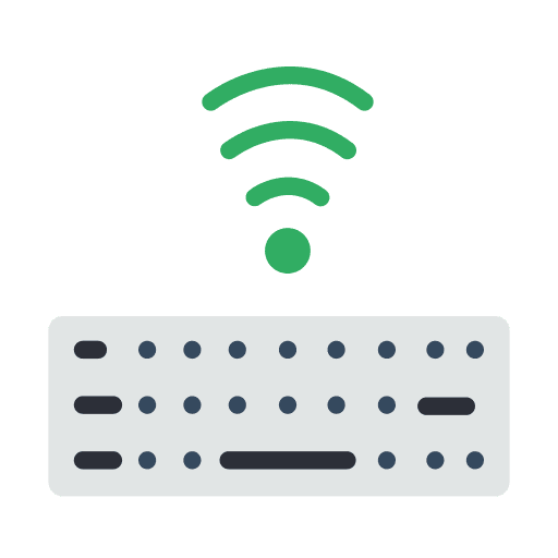 Wireless keyboard wireless device computer icon Wireless keyboard wireless device computer icon