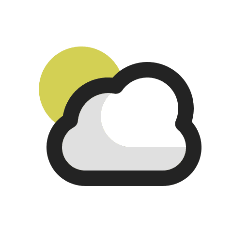 Cloudy night cloudy eclipse cloudy day icon
