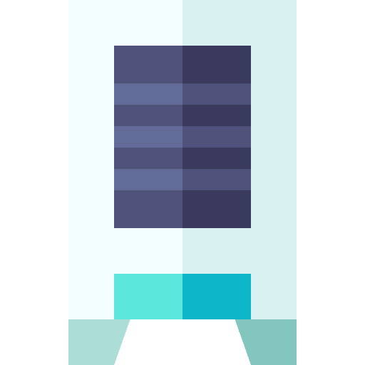 Air conditioner heating air conditioner standing icon
