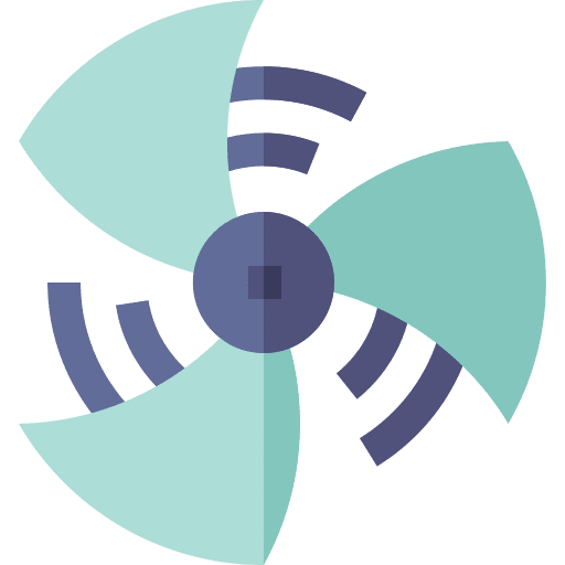 Fan electronics technology fan icon