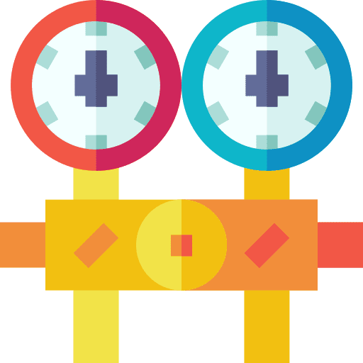 Gauge indicator measurement construction and tools icon Gauge indicator measurement construction and tools icon
