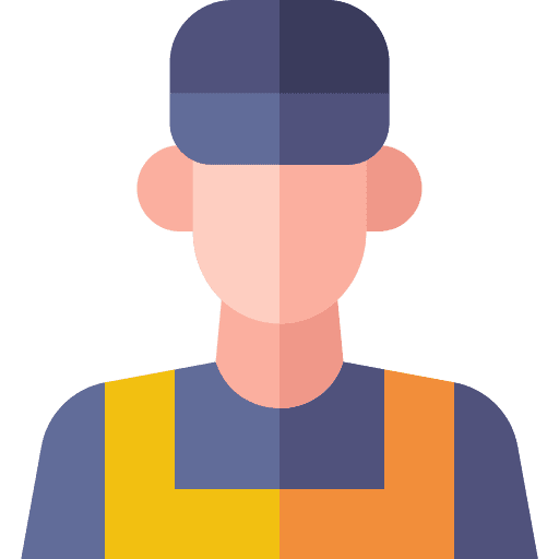 Repairman man repairman caucasian icon Repairman man repairman caucasian icon