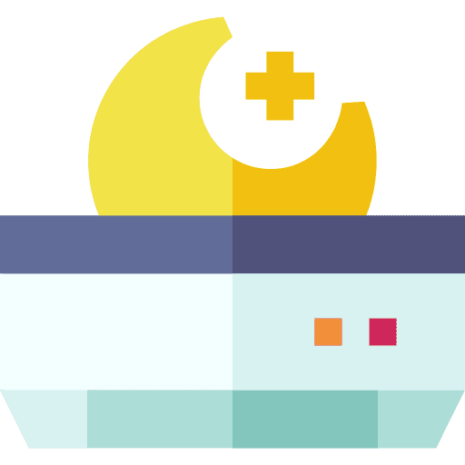 Air conditioner electronics moon night mode icon Air conditioner electronics moon night mode icon