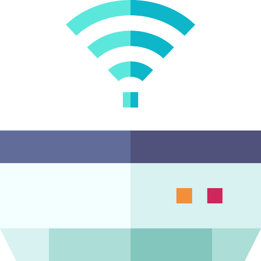 Air conditioner air conditioning home automation wifi icon Air conditioner air conditioning home automation wifi icon