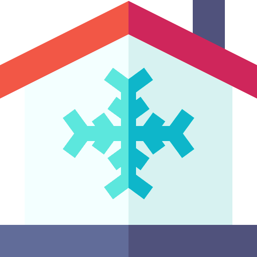 House circulation cold temperature icon House circulation cold temperature icon
