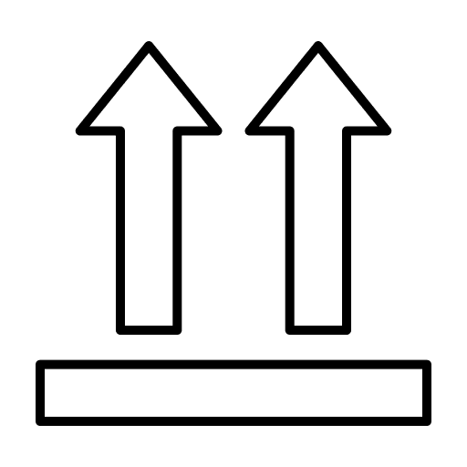 Up sign data storage arrows data share icon