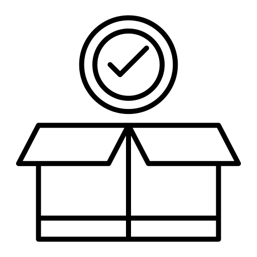 Logistics delievry shipping and delivery pack box icon