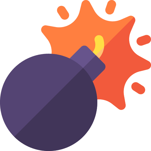 Bomb bomb terrorism weapon icon
