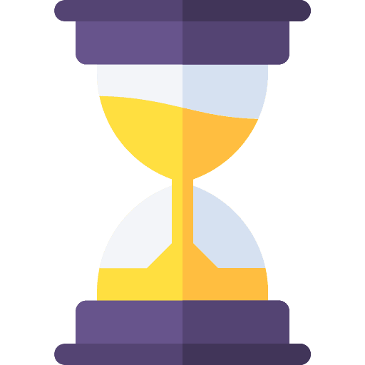 Hour glass clock sand clock hour glass icon