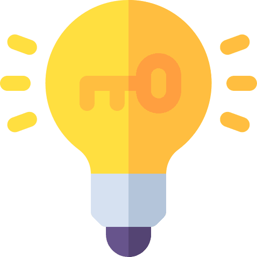 Idea bulb project technology edit tools icon