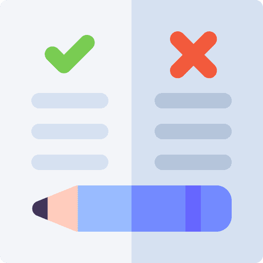 Evaluation paper education survey icon Evaluation paper education survey icon