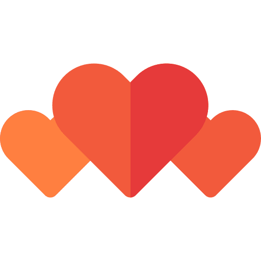 Hearts love like heart icon Hearts love like heart icon