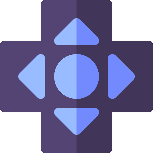 Game arrow technology electronics icon Game arrow technology electronics icon