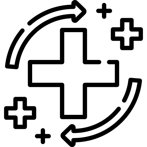 Regeneration regeneration medical treatment icon