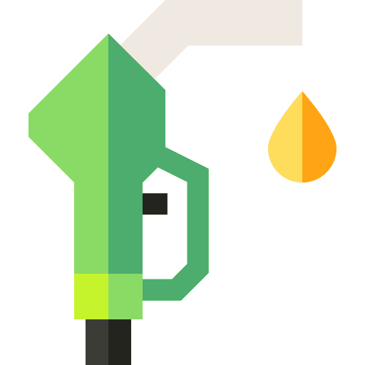 Nozzle fuel station gasoline station transportation icon