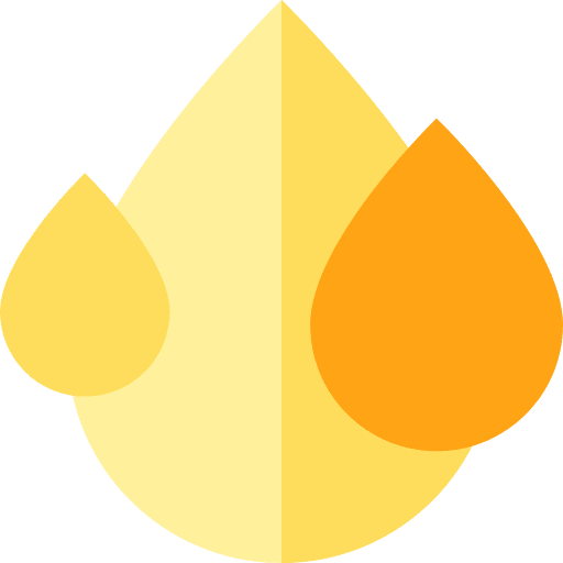 Oil drops petroleum oil icon