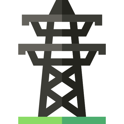 Transmission tower electric tower transmission tower industry icon Transmission tower electric tower transmission tower industry icon