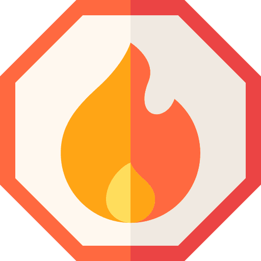 Flammable sign flammable warning icon Flammable sign flammable warning icon