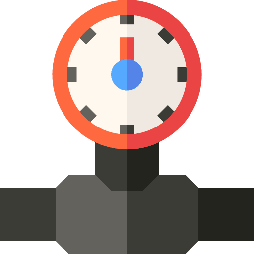 Meter pipeline transportation industry icon Meter pipeline transportation industry icon
