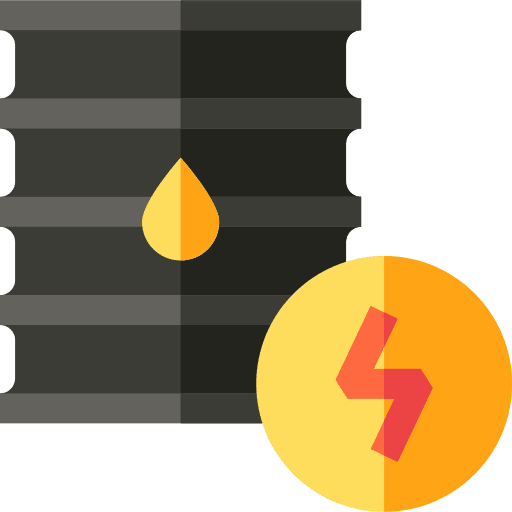 Oil energy barrel drop icon Oil energy barrel drop icon