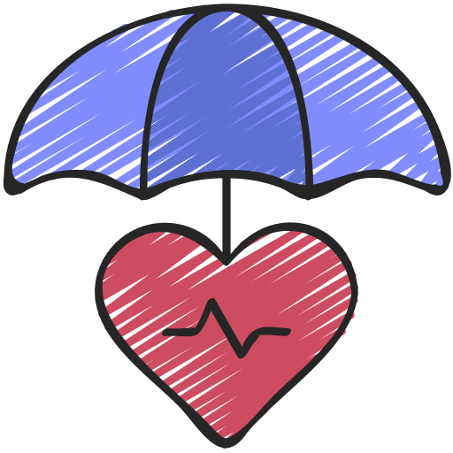 Health insurance love healthcare and medical medical icon