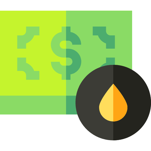 Oil price price oil dollar icon Oil price price oil dollar icon