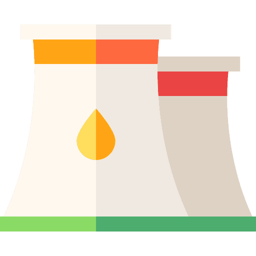 Power plant nuclear plant industry nuclear icon Power plant nuclear plant industry nuclear icon