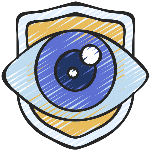 Eye insurance insurance visual shield icon