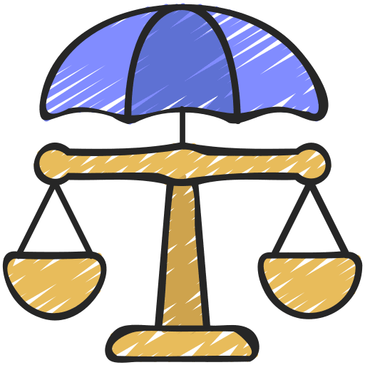 Law scale policy condition law icon