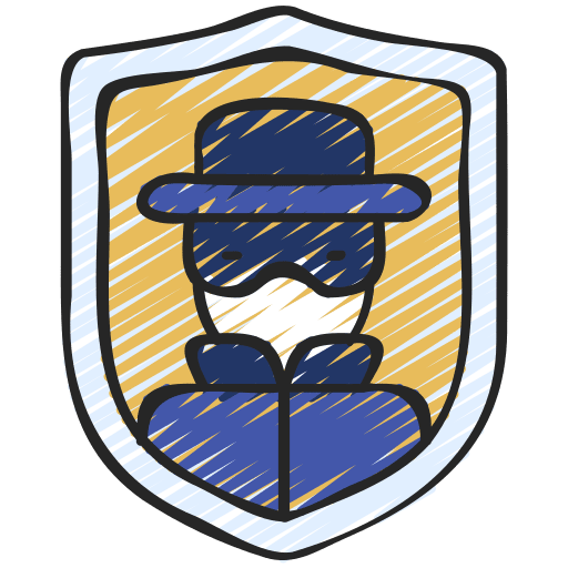 Theft insurance thief theft insurance crime icon