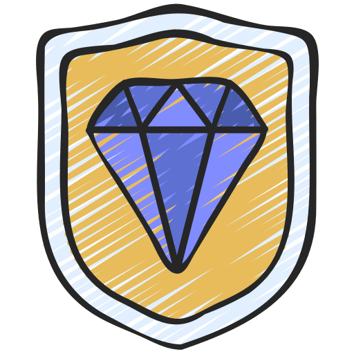Diamond glamour gem wealth icon