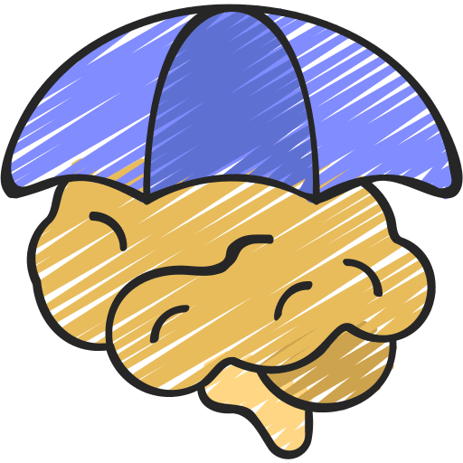 Mental care worry thinking healthcare and medical icon