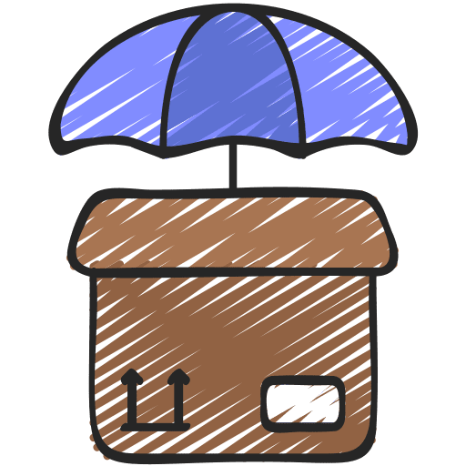 Delivery insurance delivery box delivery delivery insurance icon