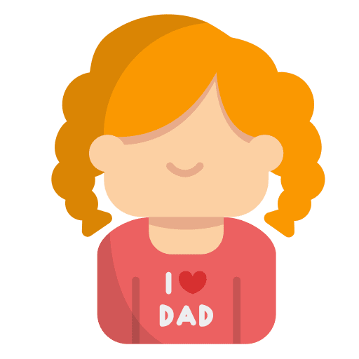 Girl caucasian kid and baby avatar icon Girl caucasian kid and baby avatar icon
