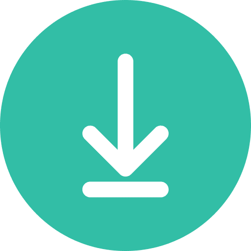 Down arrow ui button installer icon