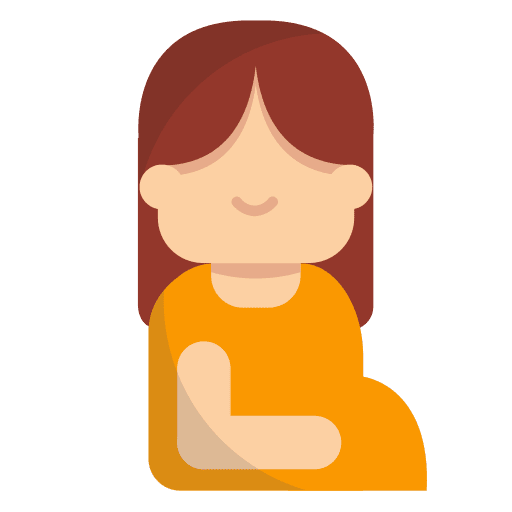Pregnant maternity healthcare and medical user icon Pregnant maternity healthcare and medical user icon