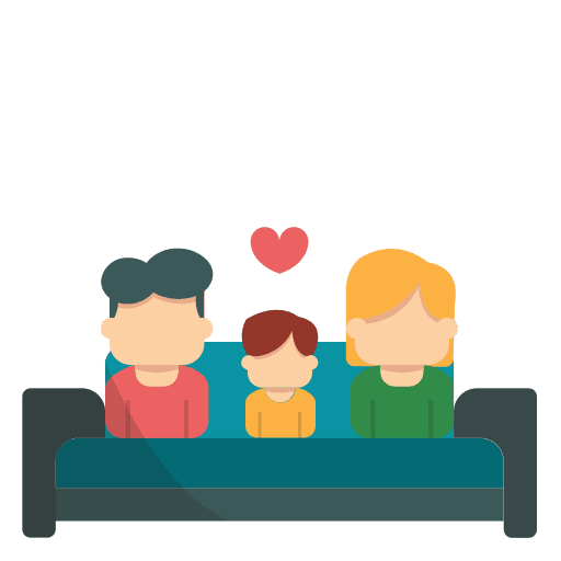 Sofa son heart mother icon Sofa son heart mother icon