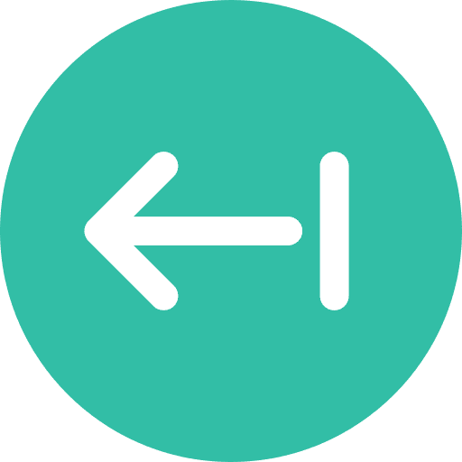 Left arrowhead arrows back icon Left arrowhead arrows back icon