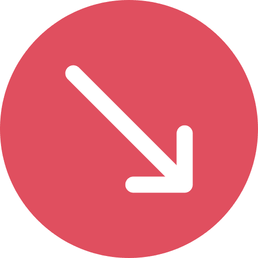 Down right symbol direction orientation icon Down right symbol direction orientation icon