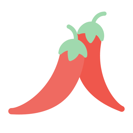 Red chili pepper healthy food vegan red chili pepper icon