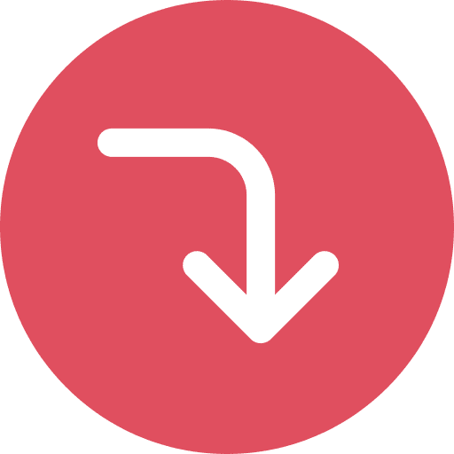 Turn down turn right turn down orientation icon Turn down turn right turn down orientation icon
