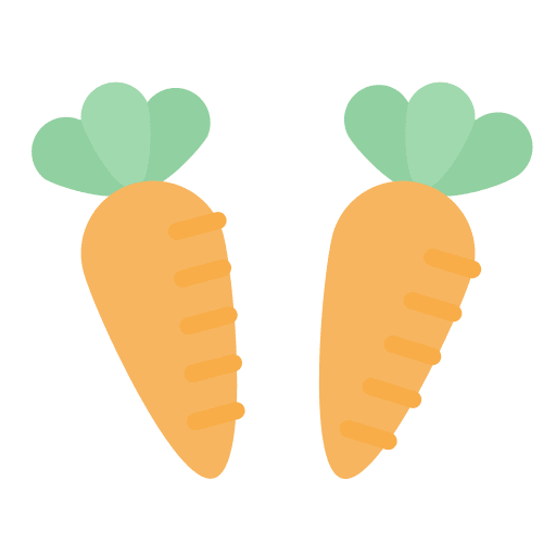 Carrot vegetable vegan food and restaurant icon Carrot vegetable vegan food and restaurant icon