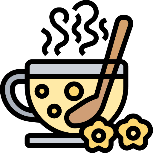 Chamomile food and restaurant tea cup tea icon