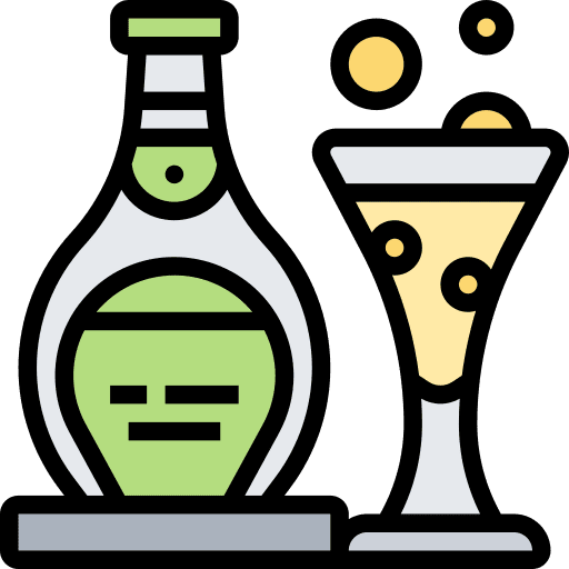 Champagne sparkling birthday and party champagne icon Champagne sparkling birthday and party champagne icon