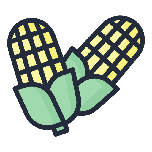Corn food and restaurant vegetable organic icon Corn food and restaurant vegetable organic icon