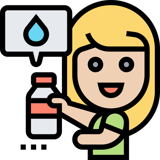 Mineral water mineral water bottle food icon