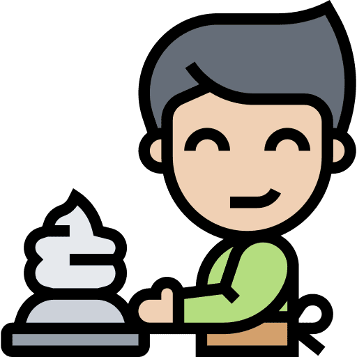 Whipping cream food and restaurant kitchen bakery icon