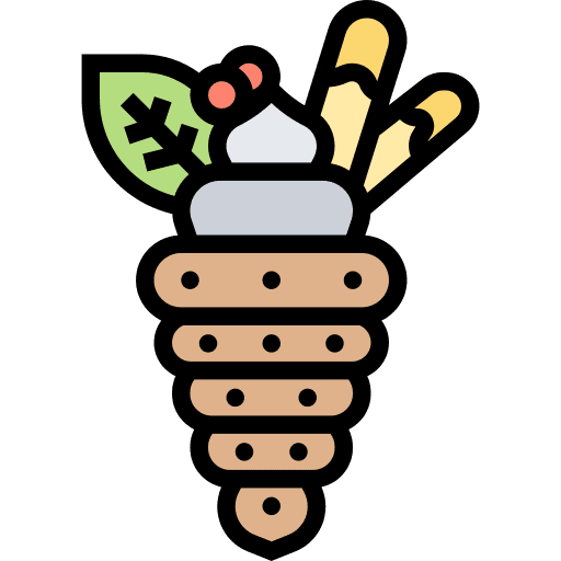 Pastry cream sweet dessert icon Pastry cream sweet dessert icon