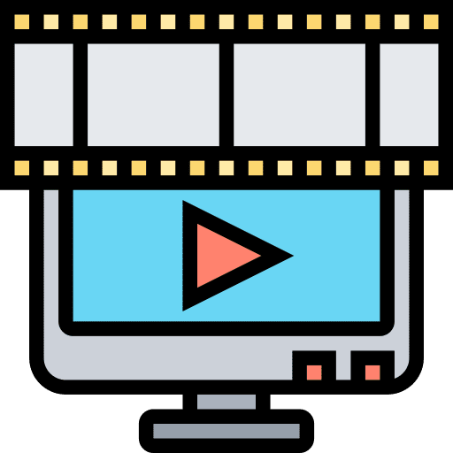 Movie player watch media player video player icon Movie player watch media player video player icon