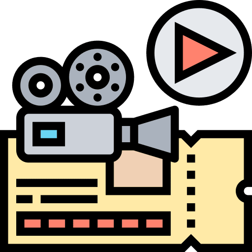 Cinema tickets access film entertainment icon Cinema tickets access film entertainment icon